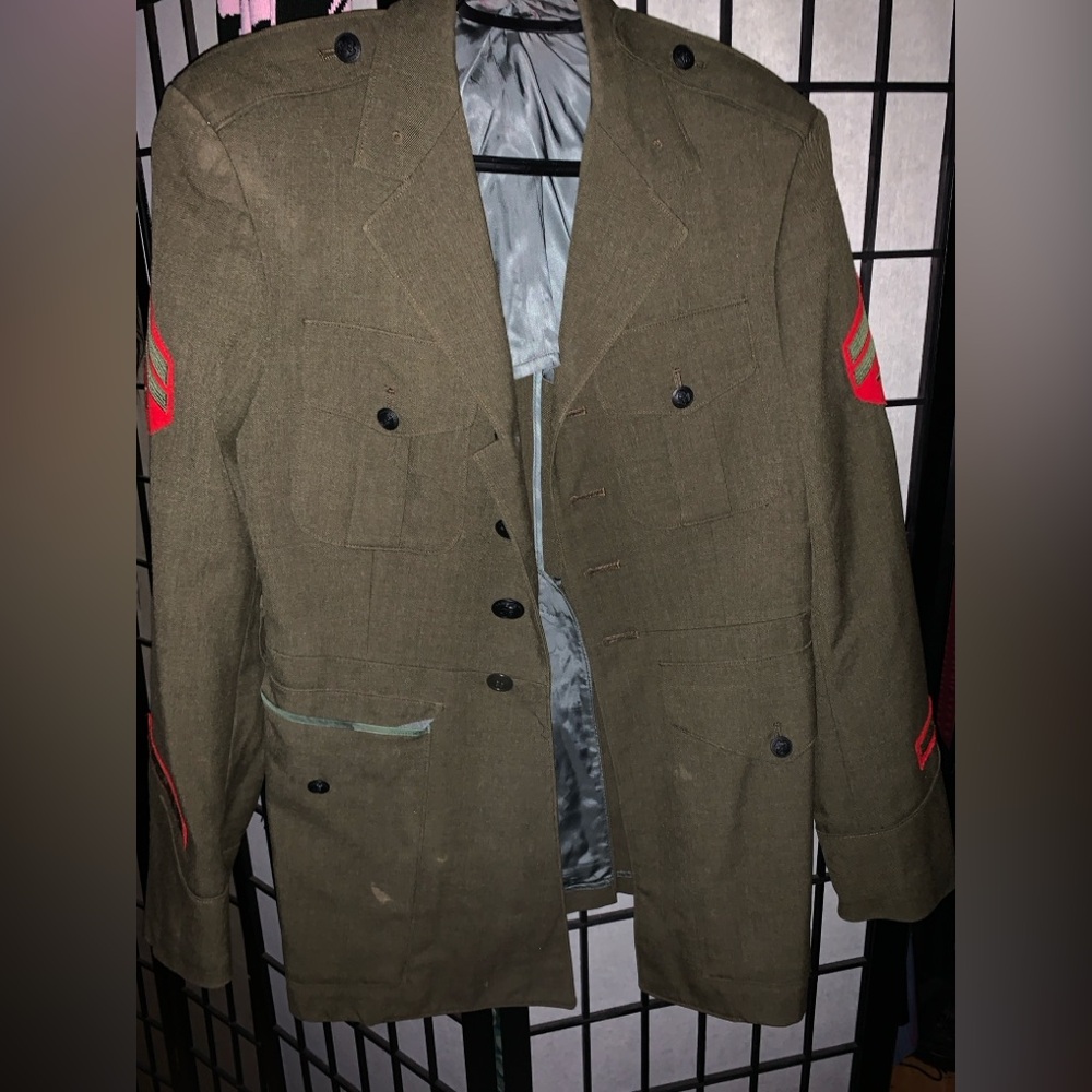 Vintage authentic military jacket